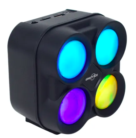 Bocina Bluetooth 3″ Portátil con Luces  GTS-1835