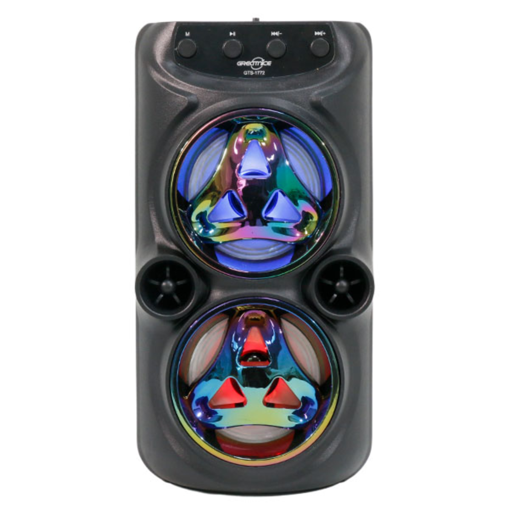 Bocina Bluethooth 3"x2 con Micrófono GTS-1772