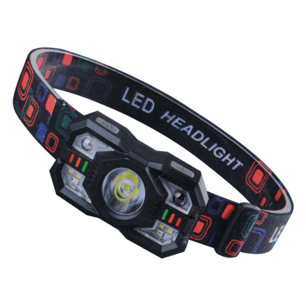 Linterna LED + COB Tipo Minero de 70°  SQ-812