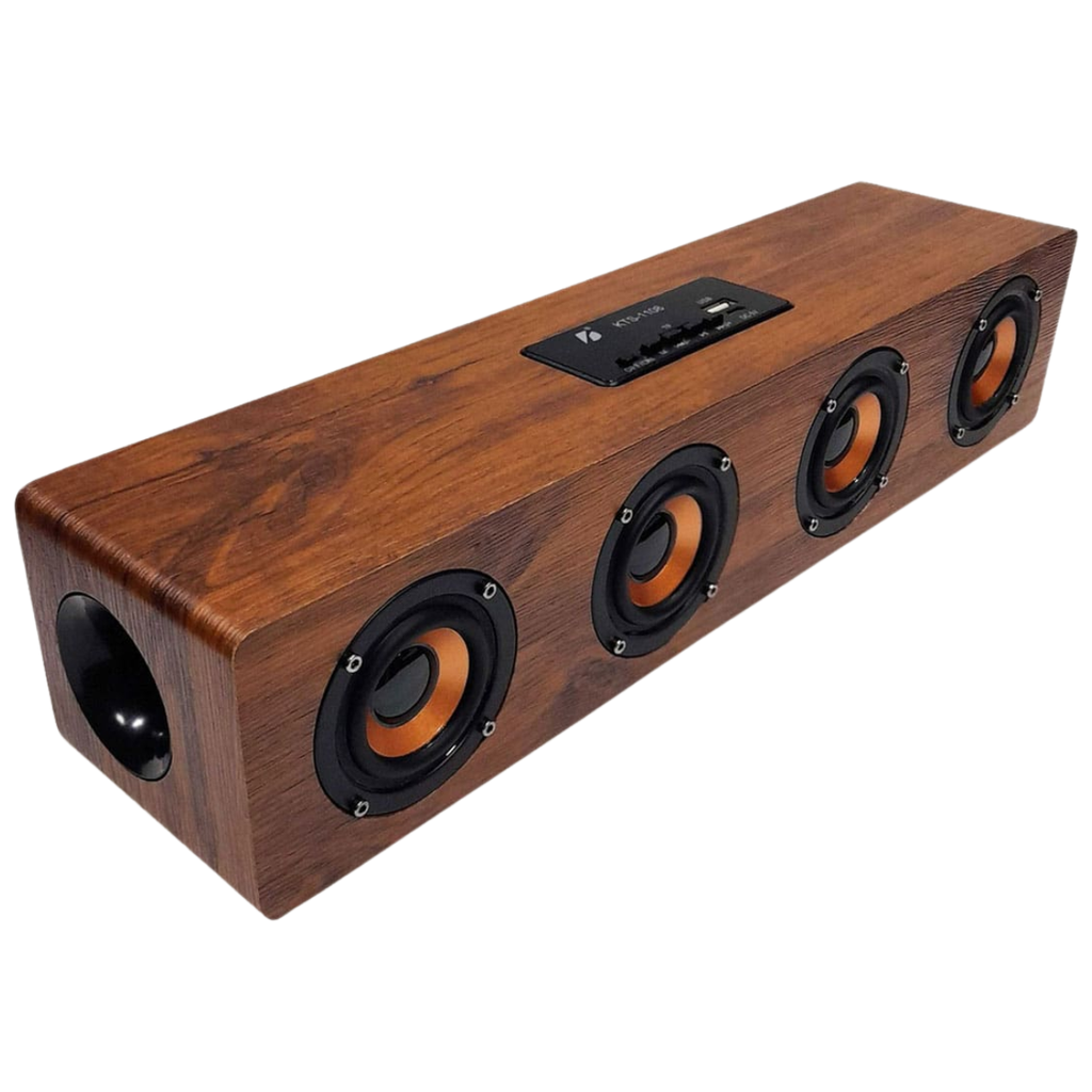 Barra de Sonido con Diseño de Madera  KTS-1108