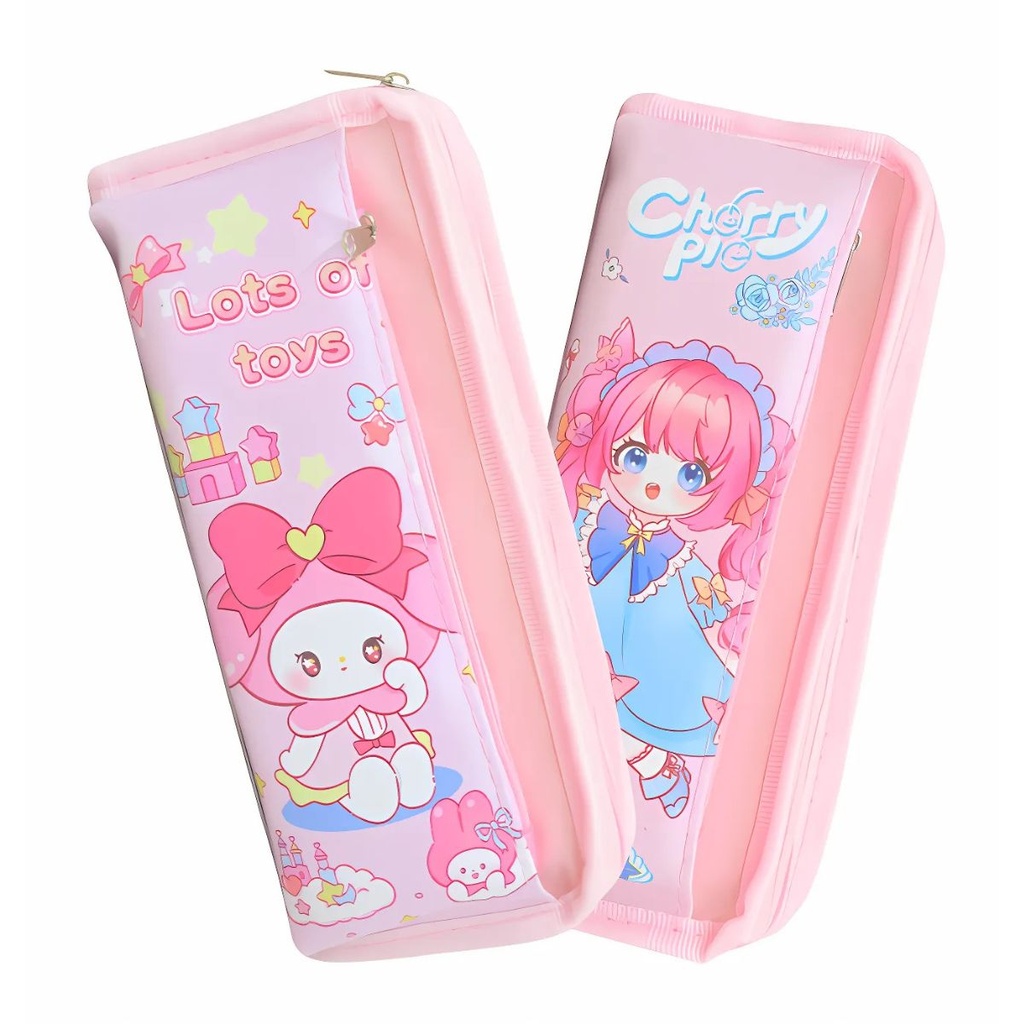Estuchera con Diseño Kawaii Niña  SN-302BH 