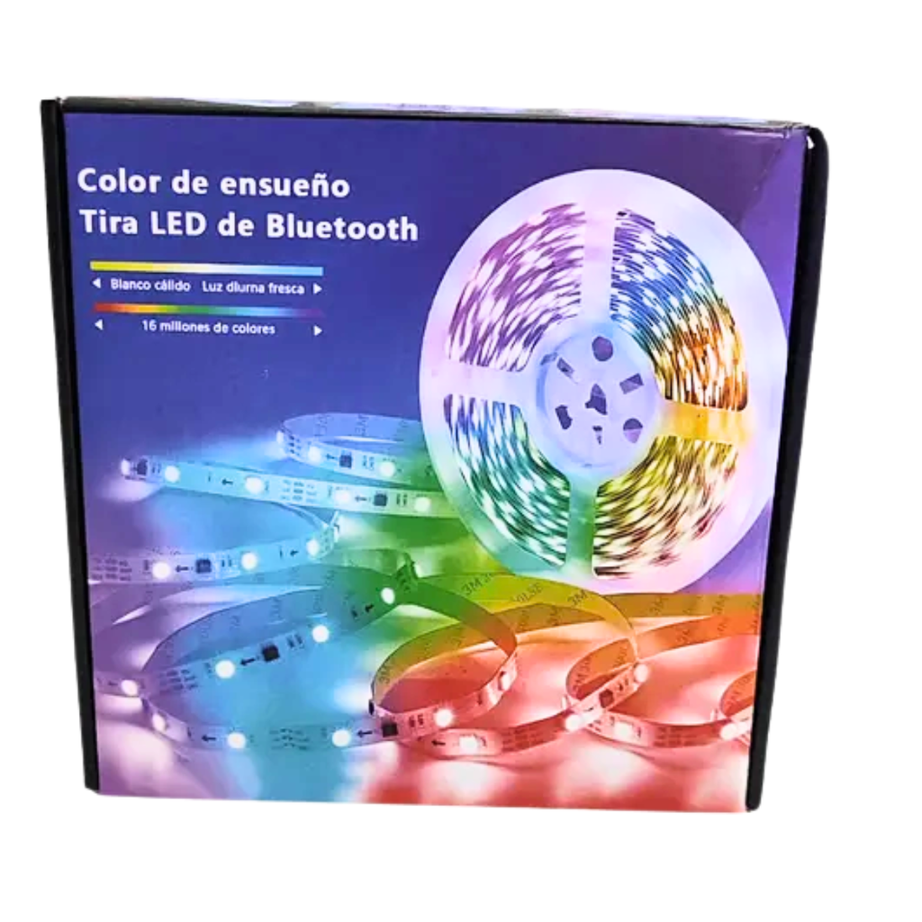 Luz Tira LED Multicolor Bluetooth 20m 2x10m 