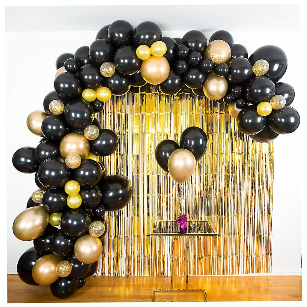 Fiesta de Globos Oro-Negro