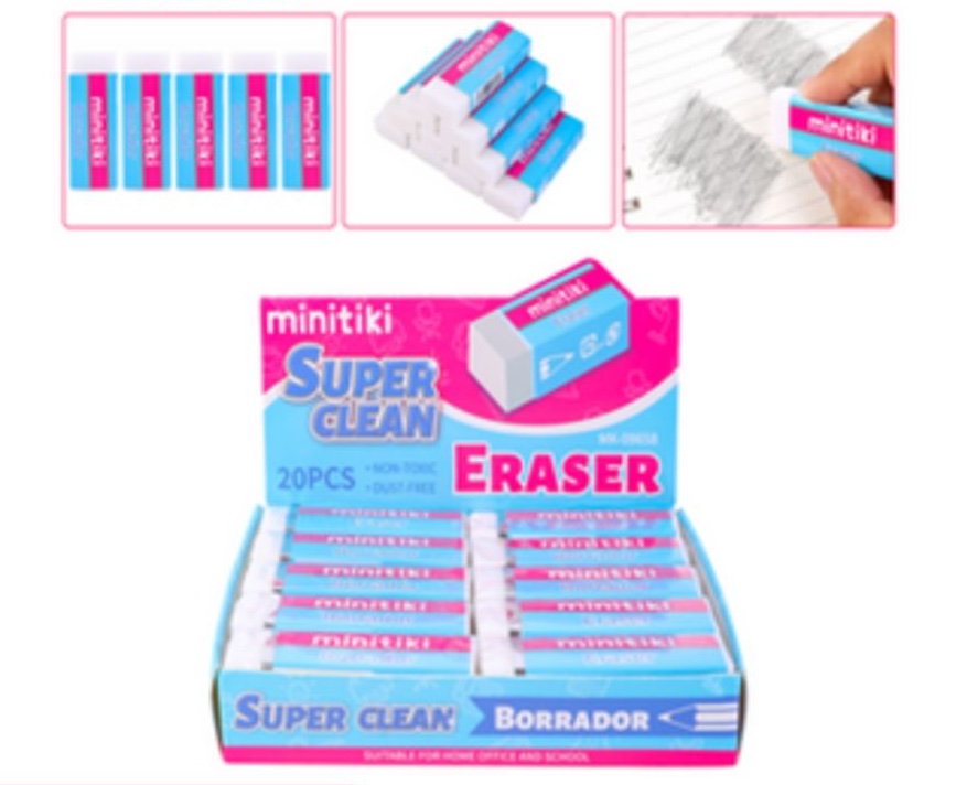 Goma de Borrar 16.9g 5.6*2.1*.9cm  MK-09658