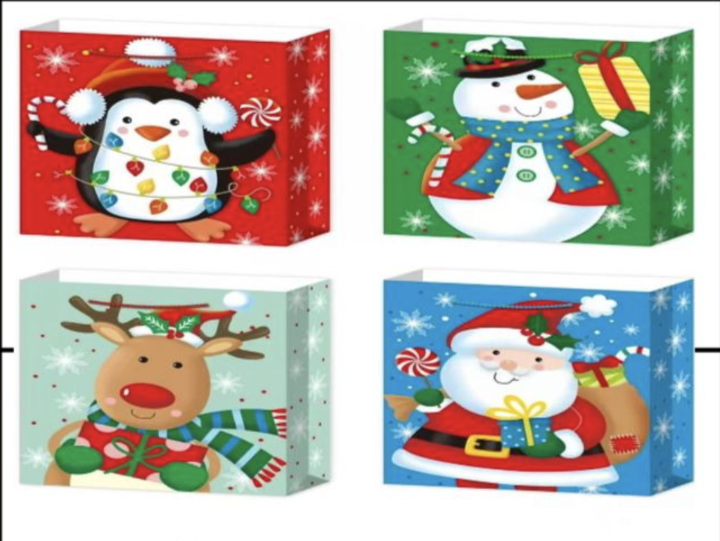 Bolsa Regalo Mediana Navidad  LB-3605M