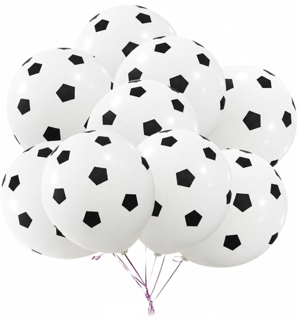 Globo con Diseño de Balón de Futbol 