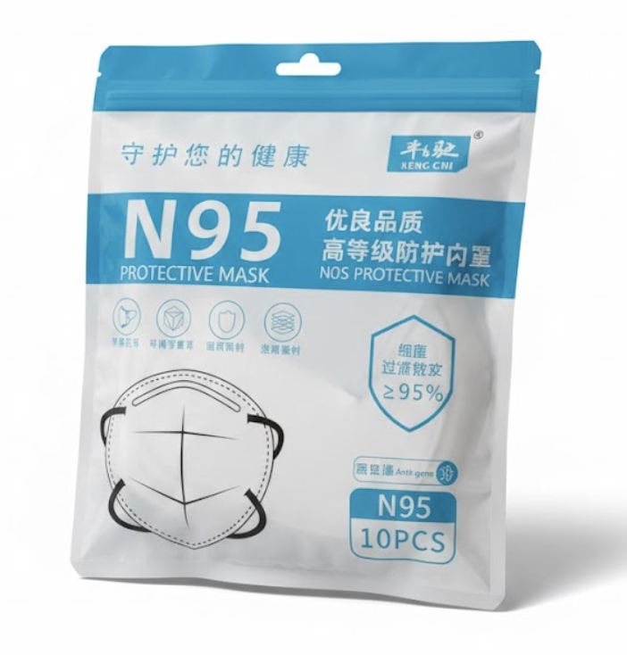 Cubreboca KN95 para Adulto 10pzas