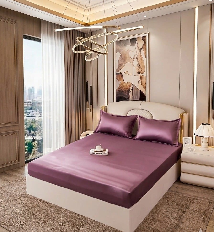 Sabana Lisa +2 Fundas de Almohada KING  T-30184