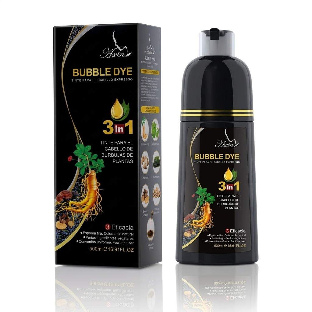 Shampoo Tinte 3 en 1 Negro 500ml  GRF0020X