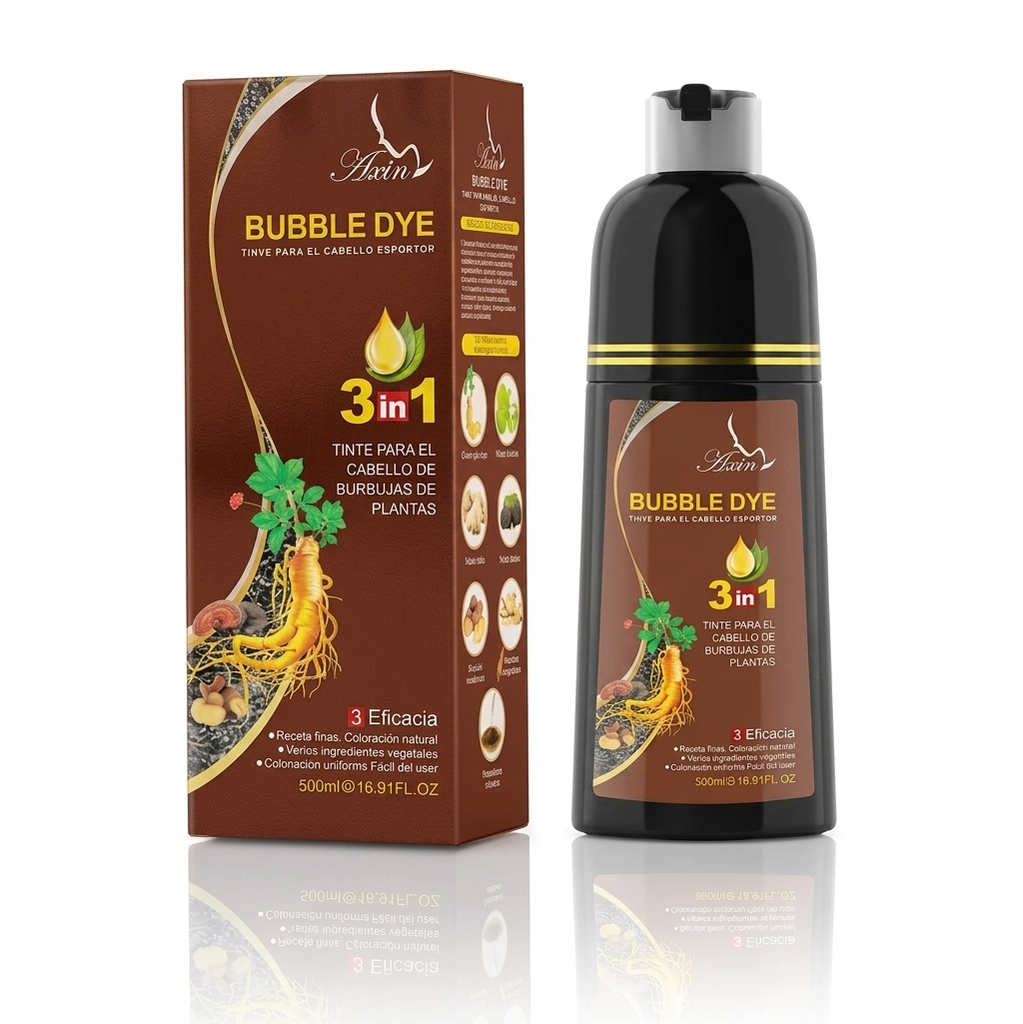 Shampoo Tinte 3 en 1 Castaño 500ml  GRF0018X