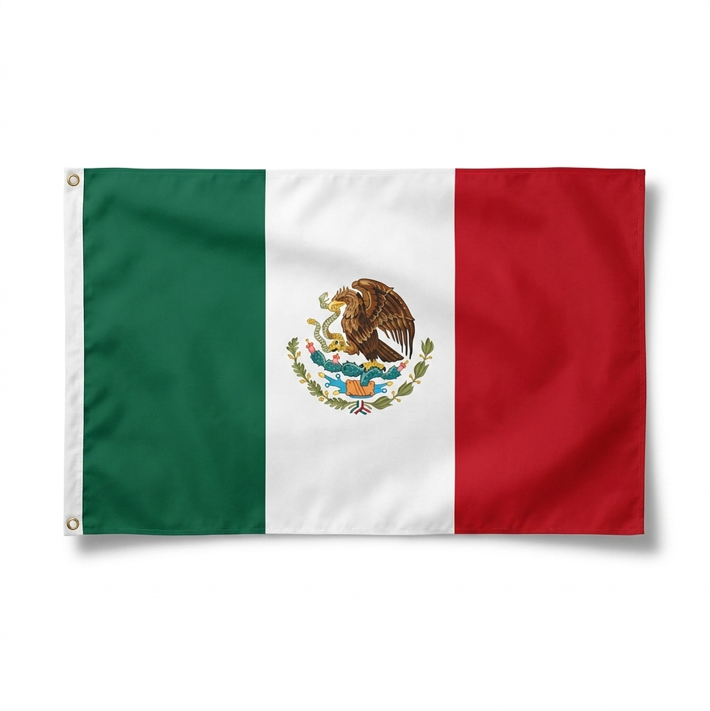 Bandera de México 90x150  P-12241