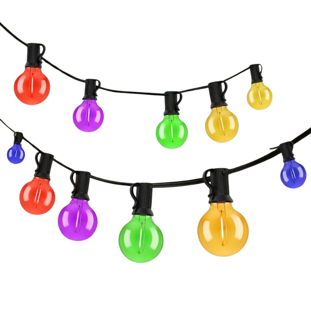 Serie de Focos Colores Navidad 8.5m