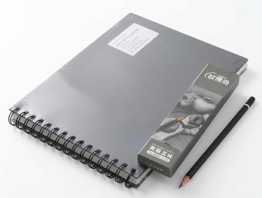 Cuaderno de Dibujo con Lapices