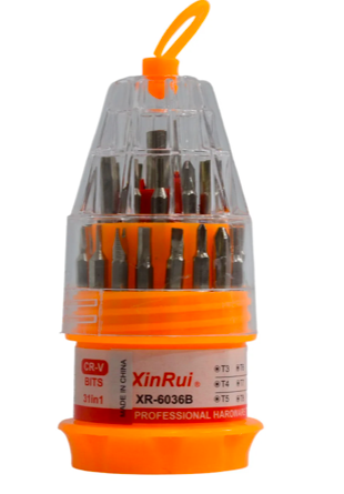 [STC20213328] Kit Destornillador de Bolsillo GJ-323