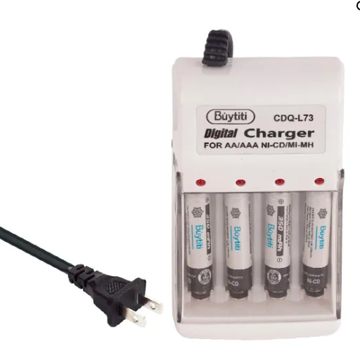 [STC20213314] Cargador de baterías con pilas AAA CDQ-L73