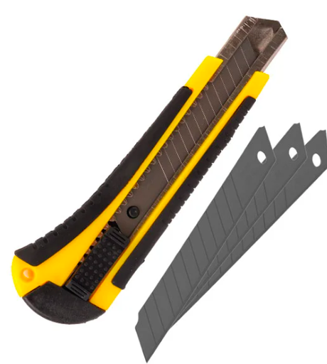 [STC20213320] Cutters con 3 Navajas 18mm de Grosor de Repuesto  GJ-D301