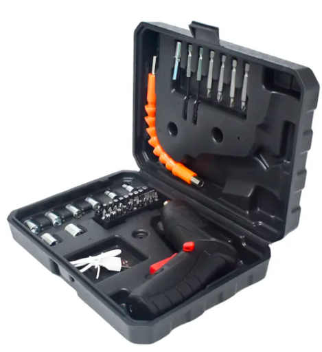 [STC20213331] Kit de Destornillador Eléctrico Recargable de 47 PZAS GJ-353S