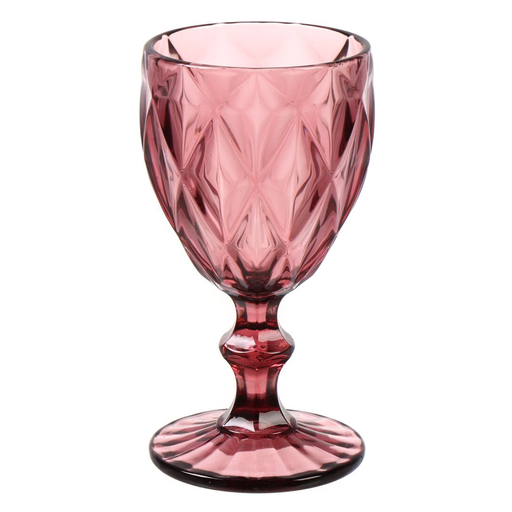 [STC20213812] Copa de Vidrio Rosa 6pzas  P-11571