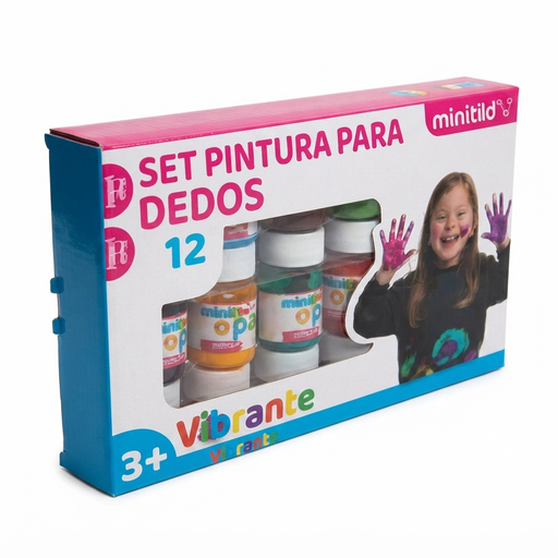 [STC20214475] Pintura para Dedos 12pzas  MK1217HC